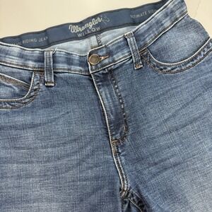 Wrangler‎ Willow Riding Jeans Womens 32x34 Blue Stretch Bootcut Western Ranch